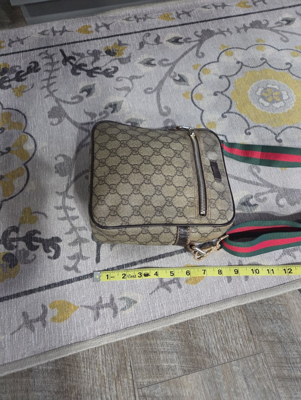 Gucci Vintage Crossbody Bag - Brown Italy Made - Picture 15 of 15